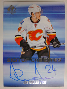 2015-16 UD SP Authentic Sign of The Times Auto Jiri Hudler #SOTT-JH