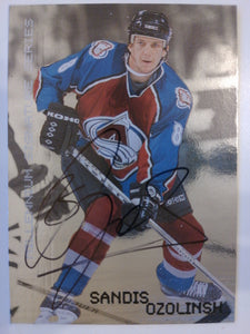 1999-00 BAP Millennium AUTO Sandis Ozolinsh #68