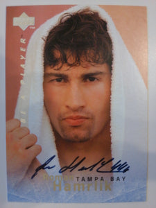 1995-96 UPPER DECK BE A PLAYER AUTO ROMAN HAMRLIK #S133