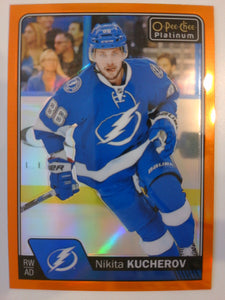 2016-17 O-Pee-Chee Platinum Rainbow Orange 21/25 Nikita Kucherov #23
