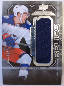 2017-18 SPX UD Black Rookie Trademarks 255/299 Pierre-Luc Dubois #RT-PD RC