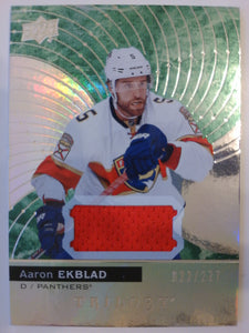 2017-18 Upper Deck Trilogy Jersey Green 022/227 Aaron Ekblad #13