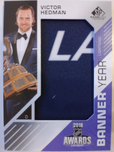 2018-19 UD SP Game Used Banner Year NHL Awards Victor Hedman #BAW-VH