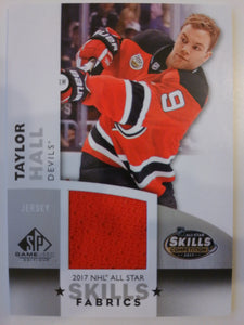 2017-18 SP Game Used 2017 NHL All-Star Skills Fabrics Taylor Hall #AS-TH