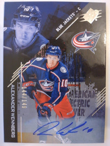 2017-18 SPx Autographs 144/149 Alexander Wennberg #14