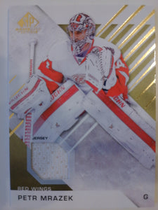 2016-17 Upper Deck SP Game Used Material Patch Petr Mrazek #19