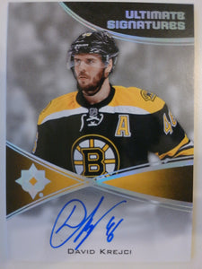2015-16 Ultimate Collection Ultimate Signatures David Krejci #US-DK