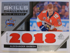 2018-19 SP Game Used Skills Challenge Relic 023/125 Aleksander Barkov #ASRB-AB