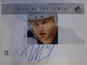 2003-04 Upper Deck SP Authentic Sign of the Times Auto Rick Nash #SOT-RN