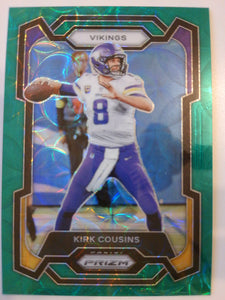 2023 Panini Prizm Green Scope Prizms 39/75 Kirk Cousins #197