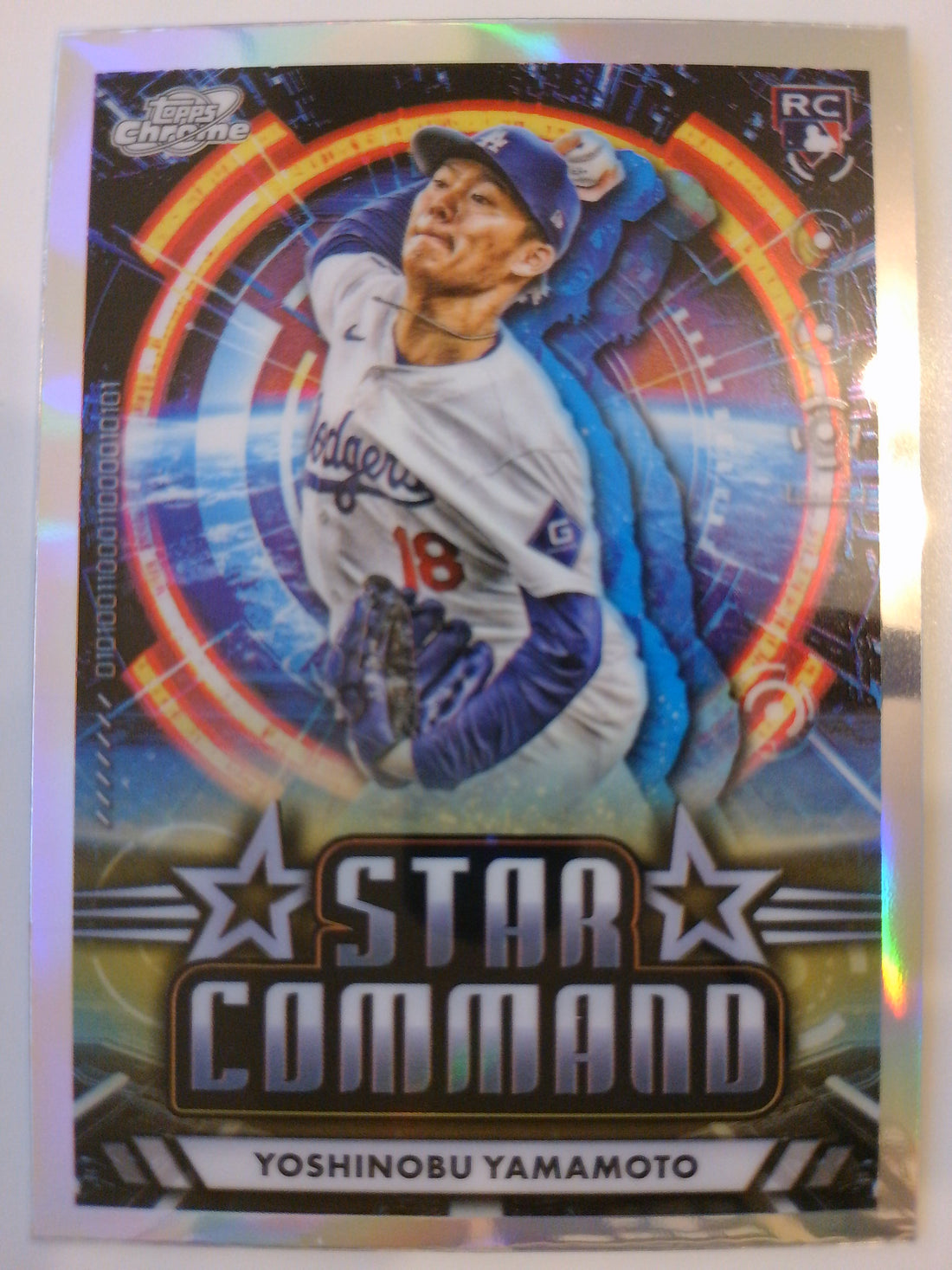 2024 Topps Cosmic Chrome Star Command Yoshinobu Yamamoto #SC-9 RC