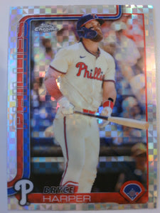 2025 Topps Chrome X-Fractors Bryce Harper #150