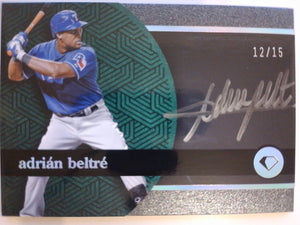 2024 Topps Diamond Icons Black PolychromatINK Silver Ink 12/15 Adrian Beltre #BPA-AB