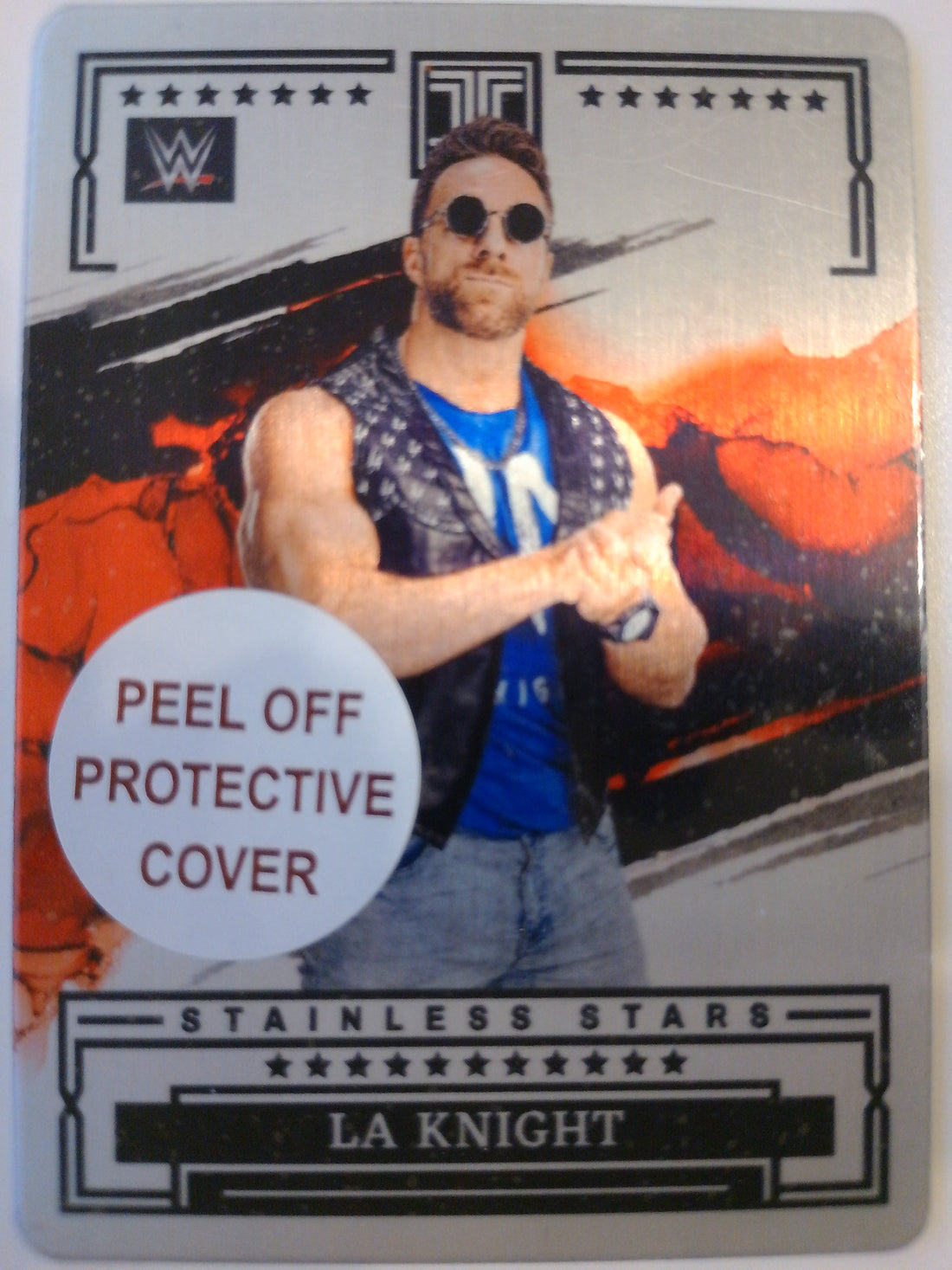 2023 Panini Impeccable WWE Stainless Stars 10/75 LA Knight #12