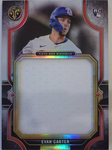 2024 Topps Triple Threads Rookie Jumbo Relics 30/48 Evan Carter #RJR-EV RC