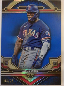 2024 Topps Triple Threads Sapphire 04/25 Adolis Garcia #38