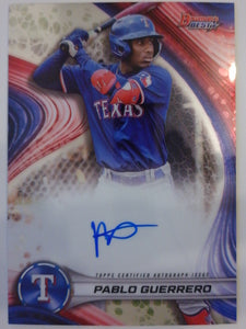 2024 Bowman's Best Best of 2024 Autographs Pablo Guerrero #B24-PG