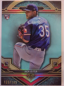 2024 Topps Triple Threads Aquamarine 123/149 Jack Leiter #150 RC