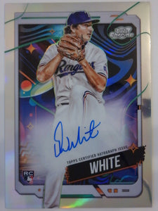 2024 Topps Chrome Cosmic Rookie Autograph Owen White #CCA-OW