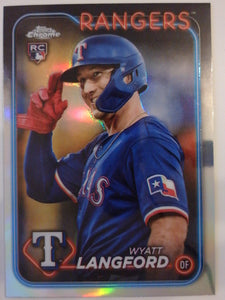 2024 Topps Chrome Update Series SP Image Variation Wyatt Langford #USC35 RC