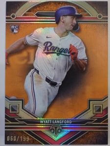 2024 Topps Triple Threads Amber 060/199 Wyatt Langford #55 RC
