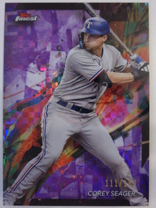 2024 Finest Purple Checkerboard Refractors 111/150 Corey Seager #5