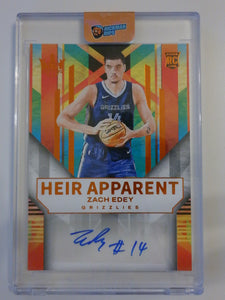 2024-25 Panini Court Kings Heir Apparent Amber 36/75 Zach Edey #HA-EDY RC