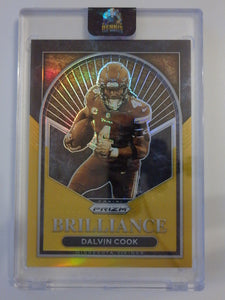 2022 Panini Prizm Brilliance Prizms Gold 08/10 Dalvin Cook #B-16