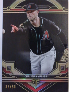 2024 Topps Triple Threads Onyx 35/50 Christian Walker #188