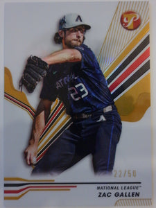 2024 Topps Pristine Gold Pristine Refractor 22/50 Zac Gallen #290