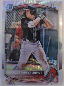 2025 Bowman Chrome Wave Refractor 257/350 Slade Caldwell #BCP-21