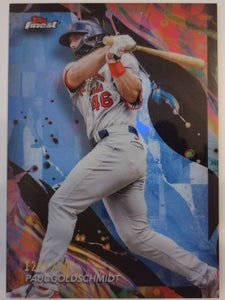 2024 Topps Finest Uncommon Sky Blue Refractors 124/250 Paul Goldschmidt #127