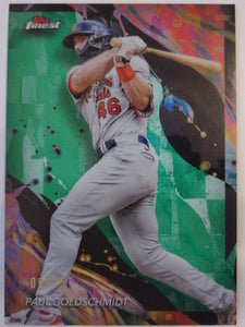 2024 Topps Finest Uncommon Green Refractors 06/35 Paul Goldschmidt #127