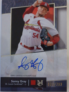 2024 Topps Museum Collection Archival Autographs 022/299 Sonny Gray #AA-SGR