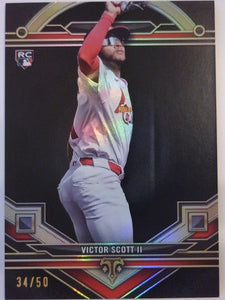 2024 Topps Triple Threads Onyx 34/50 Victor Scott II 34 RC