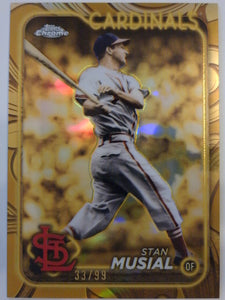2024 Topps Gilded Collection 33/99 Stan Musial 103