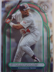 2024 Topps Tribute Green 95/99 Kirby Puckett #9