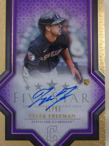 2024 Topps Five Star Purple 41/50 Tyler Freeman #FSA-TF