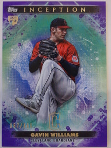 2024 Topps Inception Purple 067/150 Gavin Williams #18 RC