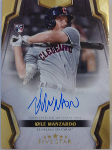 2024 Topps Five Star Autographs Kyle Manzardo #FSA-KM RC