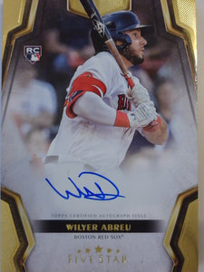 2024 Topps Five Star Autographs Wilyer Abreu #FSA-WA RC