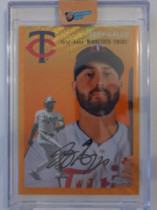2023 Topps Chrome Platinum Anniversary Orange Refractors 10/25 Joey Gallo #265