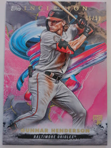 2023 Topps Inception Magenta 06/99 Gunnar Henderson #47 RC