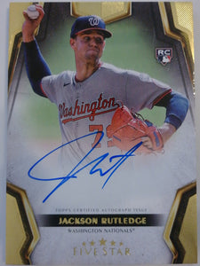 2024 Topps Five Star Autograph Jackson Rutledge #FSA-JRU RC
