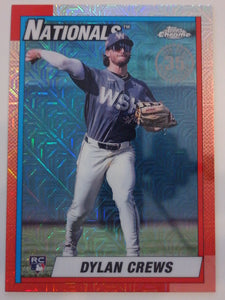2025 Topps - 1990 Topps Baseball 35th Anniversary Chrome Dylan Crews #T90C-144 RC