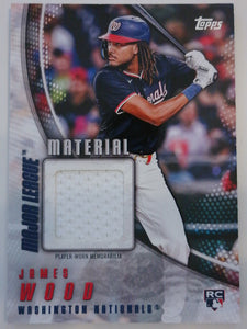 2025 Topps Series 2 Major League Material James Wood #MLM2-JW RC