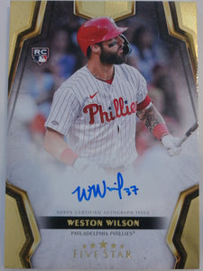 2024 Topps Five Star Autograph Weston Wilson #FSA-WW RC