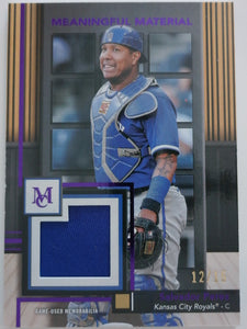 2024 Topps Museum Collection Meaningful Materials Relics Legends Amethyst 12/15 Salvador Perez #MMR-SP