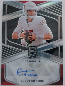 2024 Panini Spectra Signatures 129/199 Clayton Tune #SIG-CTE