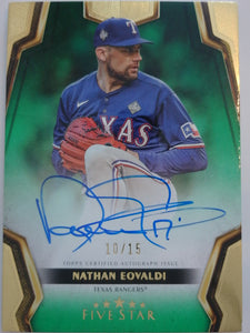 2024 Topps Five Star Green 10/15 Nathan Eovaldi #FSA-NE